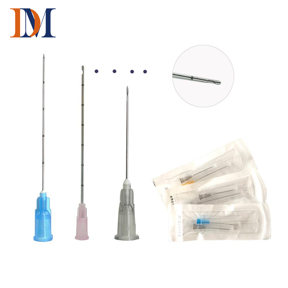 27 г 70 мм тупой кончик Cannula удаление морщин кожный наполнитель микро Cannula