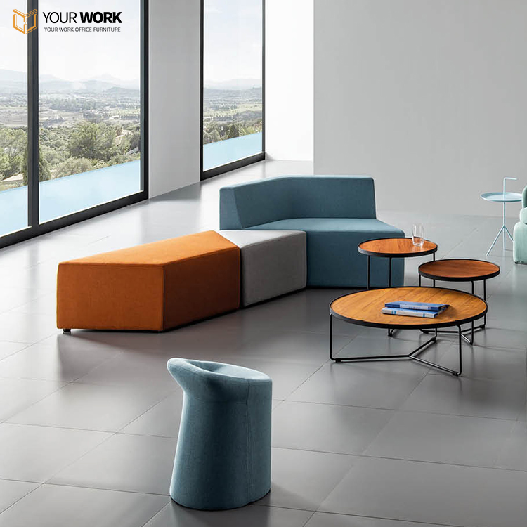 Modern Style Modular Sectional Seating School Office Library Waiting Room Furniture Modular Sofa Set