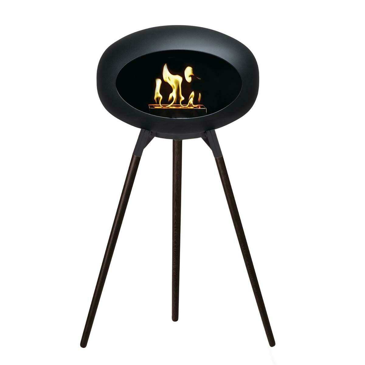 High 41.3 Inch Bioethanol Tripod Fireplace Supported, Adding a Distinctive Style to the Warmth and Ambiance Created by the Fire
