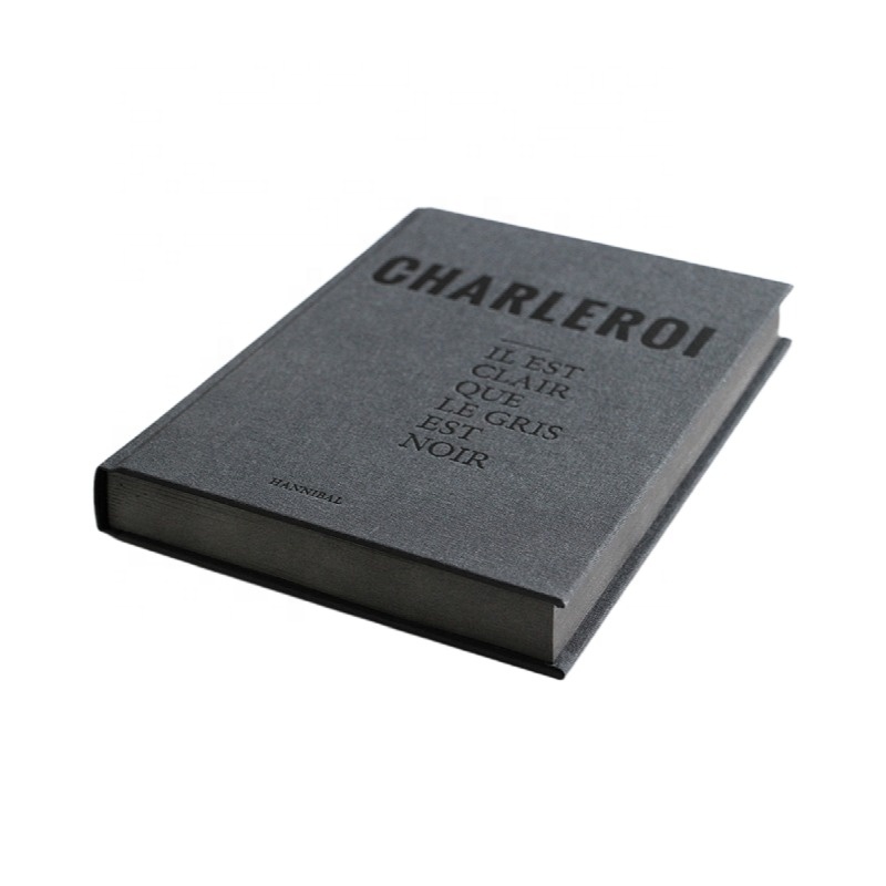 Custom High Quality A4 Size Hardcover Book Printing Fabric Cloth Book Cover Printing Book Services