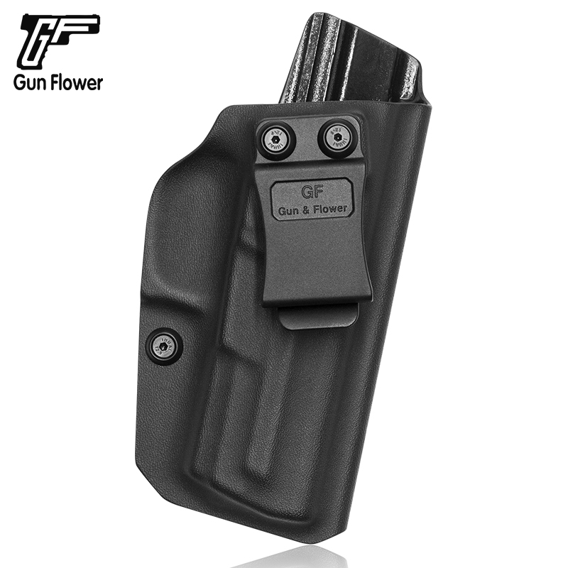 Пистолет и цветок IWB Kydex кобуры подходят Glock 19 Colt 1911 CZ75 Beretta 92fs sig sp2022 mp9