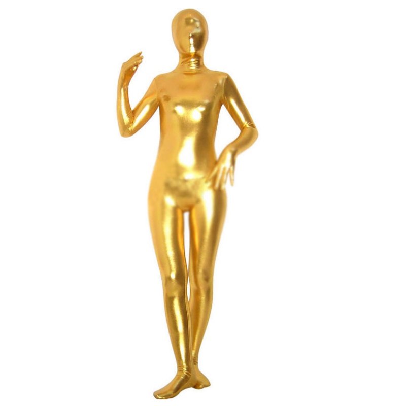 Shiny Zentai Suits Black Shiny Full Body Suit Unisex Zentai Suits