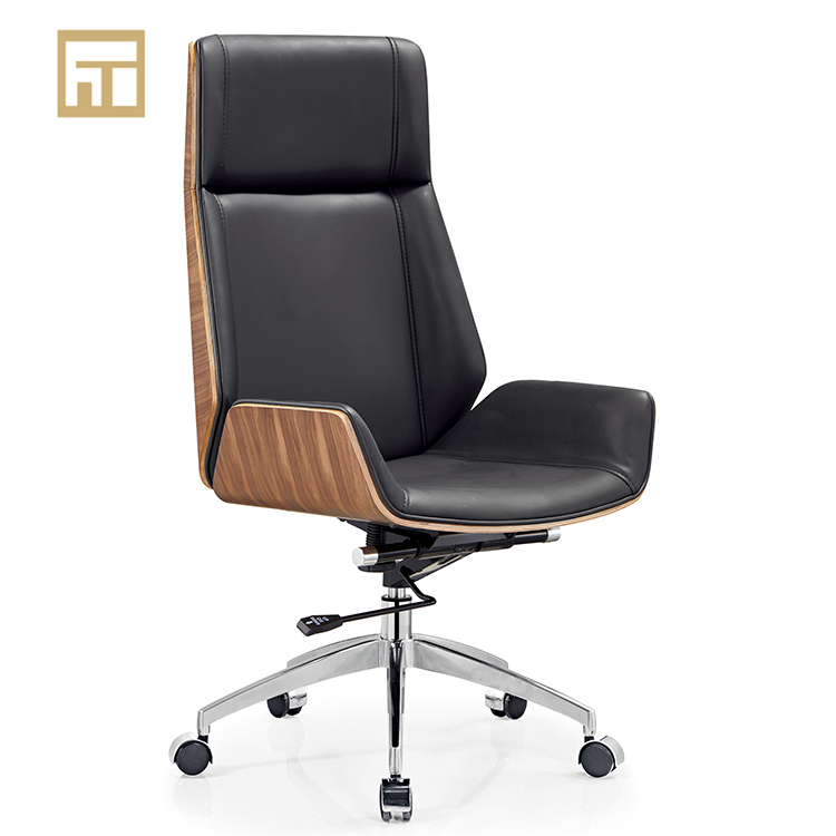 Boss Chair Office Chair Custom Caster Guangdong Hot Sale Executive Mid Back Leather Office Furniture 360 Swivel Modern 3 Years