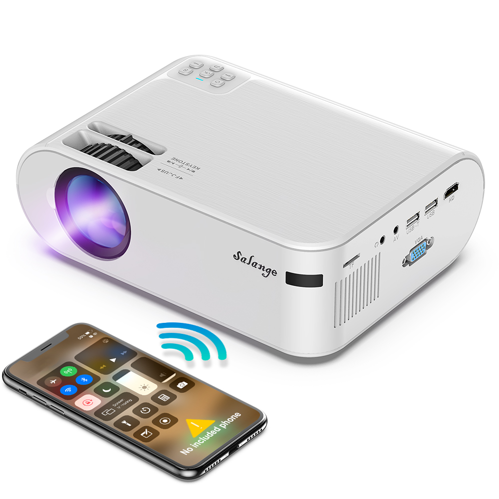 Прямая поставка, портативный проектор P62, 4000 люмен, мини-проектор с Wi-Fi, смартфон, 3D ЖК-дисплей, светодиодный видеопроектор, домашний проектор, кинопроектор