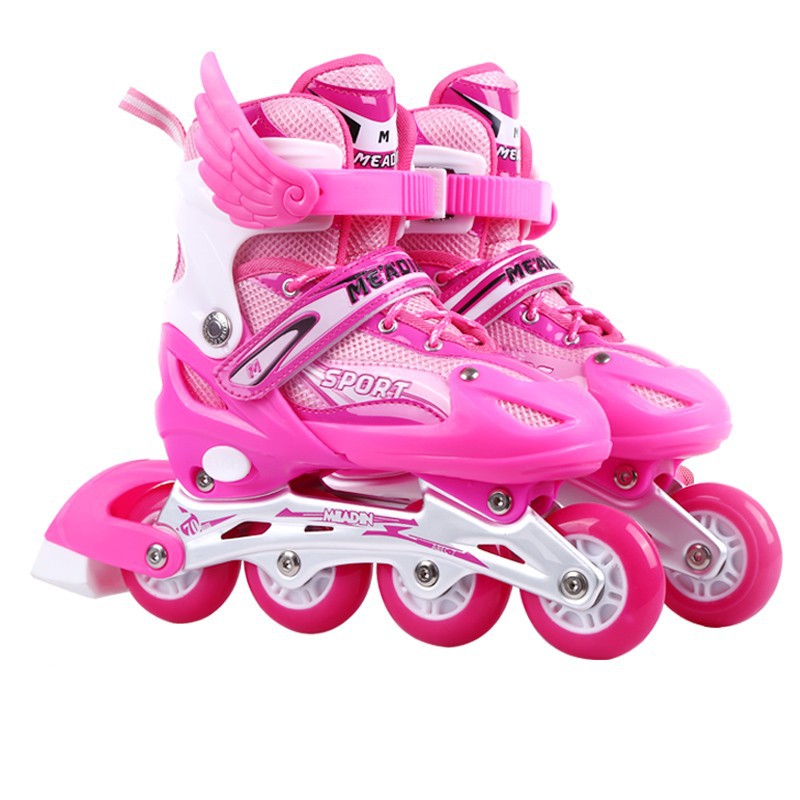 Adjustable promote cheap children's sports roller skates shoes Customized wholesale inline design roller skates