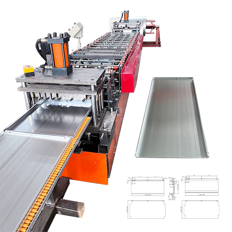 Custom Automatic Pallet Storage Shelves, Display Racks, Channel Roll Forming, Supermarket Shelf Making Machine
