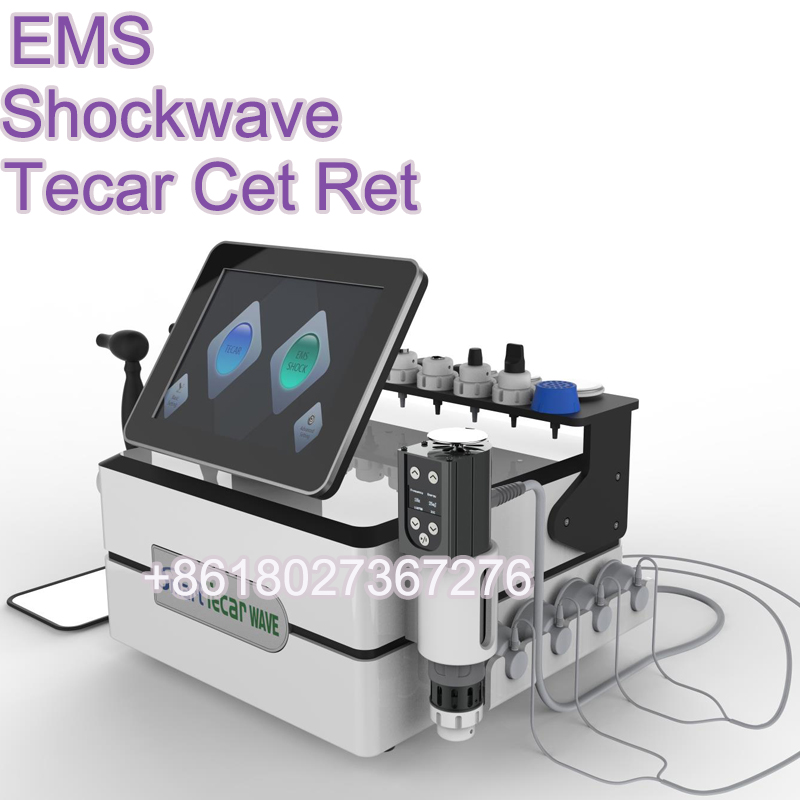 448KHz indiba Smart-tecar CET RET Tecar EMS Shockwave Physical Therapy Physiotherapy diathermy slimming machine