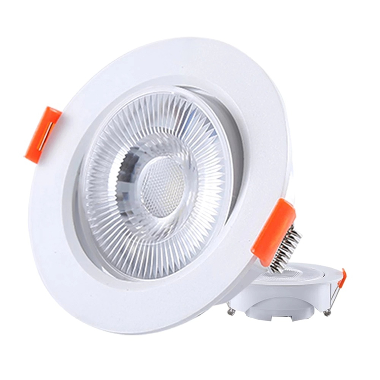 Aluminum Ceiling Recessed Commercial Mini Slim Downlight Round Square 3W 5W 7W 9W 12W Spotlight LED Spot Light