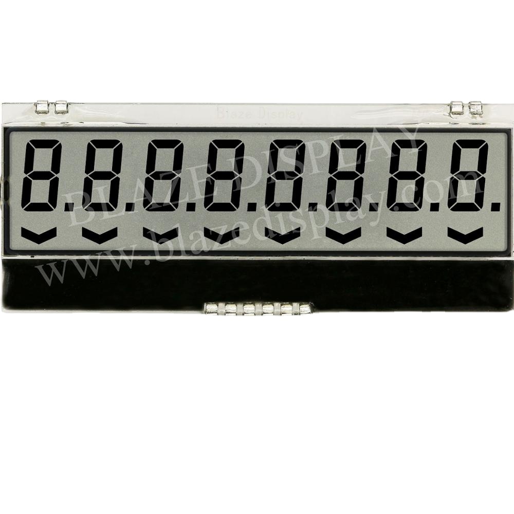 7-сегментный ЖК-дисплей 8 цифр ЖК-модуль с IC ML1001 для газового счетчика/счетчика воды/умный счетчик и т. д.