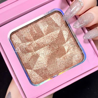 Custom wholesale promotion makeup 6 color pressed powder contour highlighter palette private label