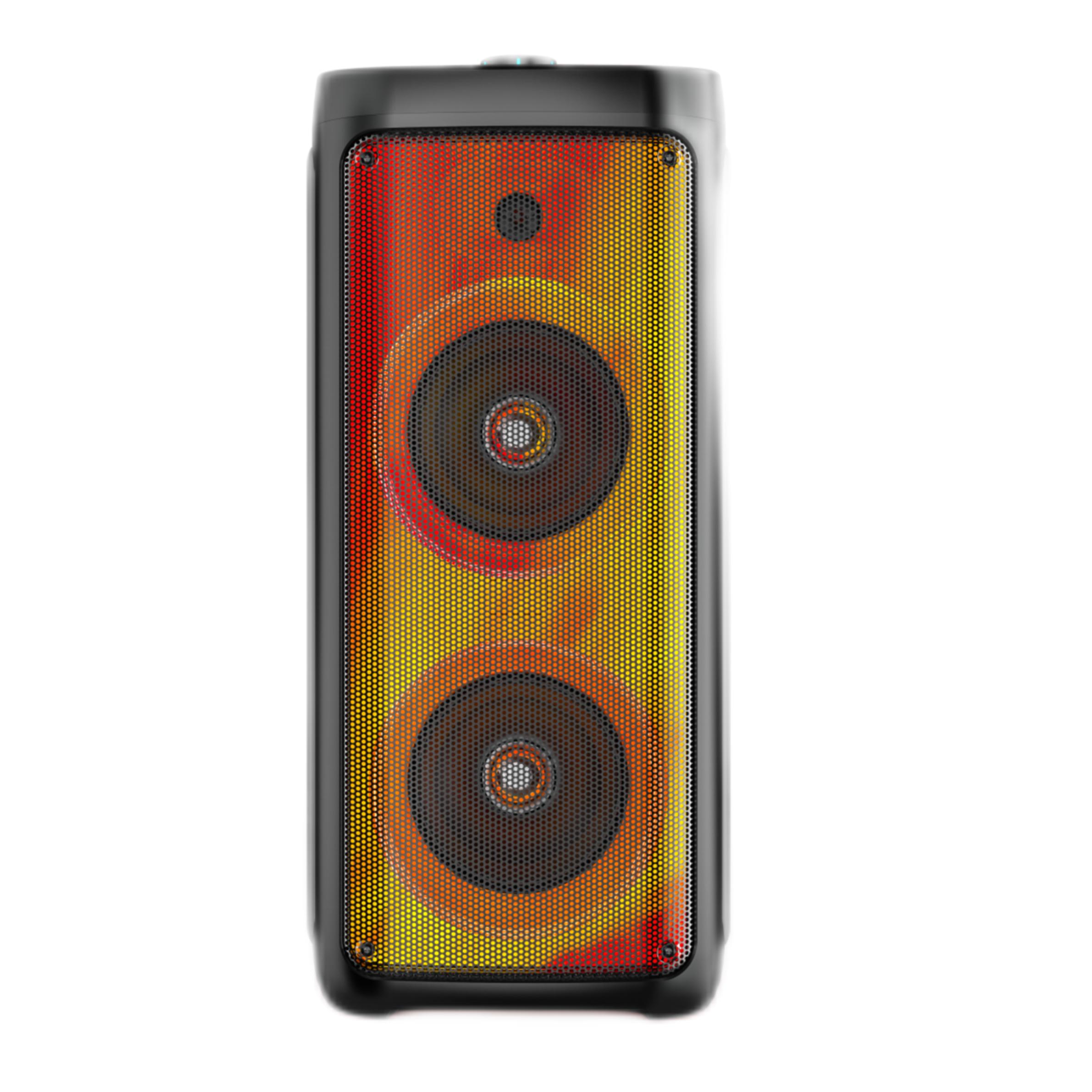 ZQS-8215, хит продаж, новинка, высококачественные черные уличные большие колонки с крутыми лампами, домашние колонки для вечеринок, световые иллюзии