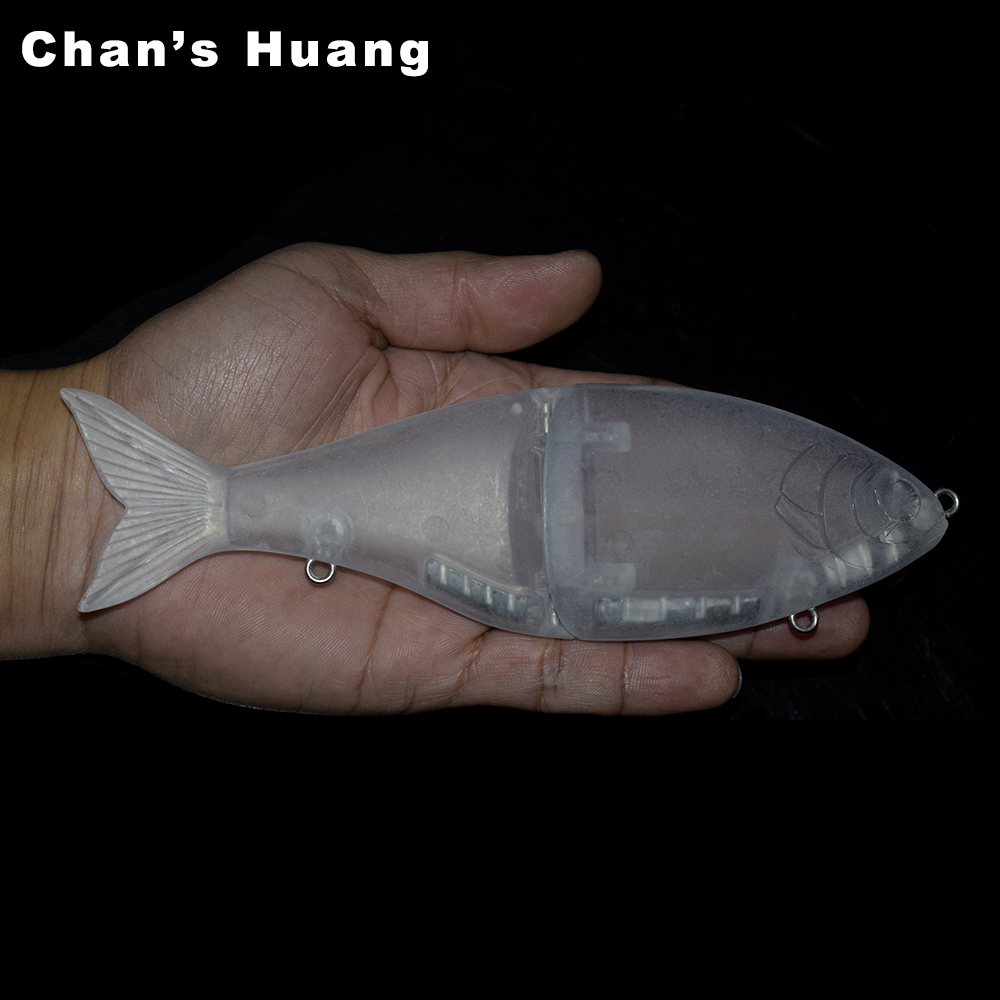 Чана Huang 7 дюймов Неокрашенный слайд Шад приманки 77 г медленно опускается на дно Составник для Big Game Fishing Blanks футболки для девочек приманки