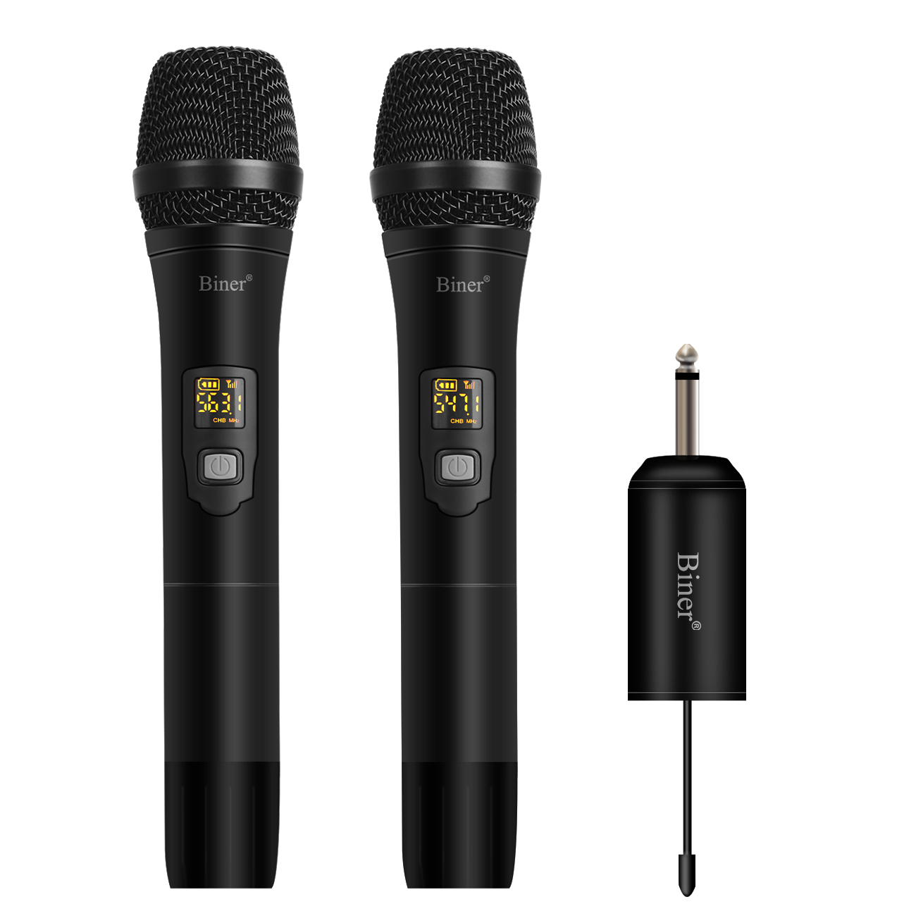 Biner-W2 Professional UHF Wireless Dynamic Karaoke Microphone, Handheld, Speech, Church, Church