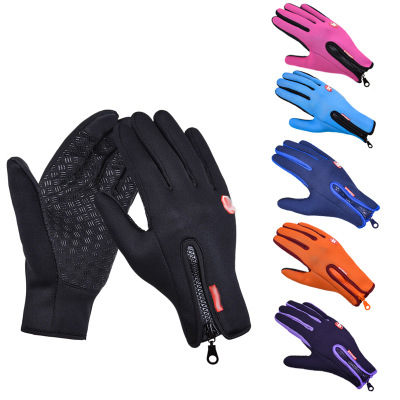 RTSWY-1061 hot selling Waterproof Non-slip Winter Warm Ski Gloves Touch Screen Gloves