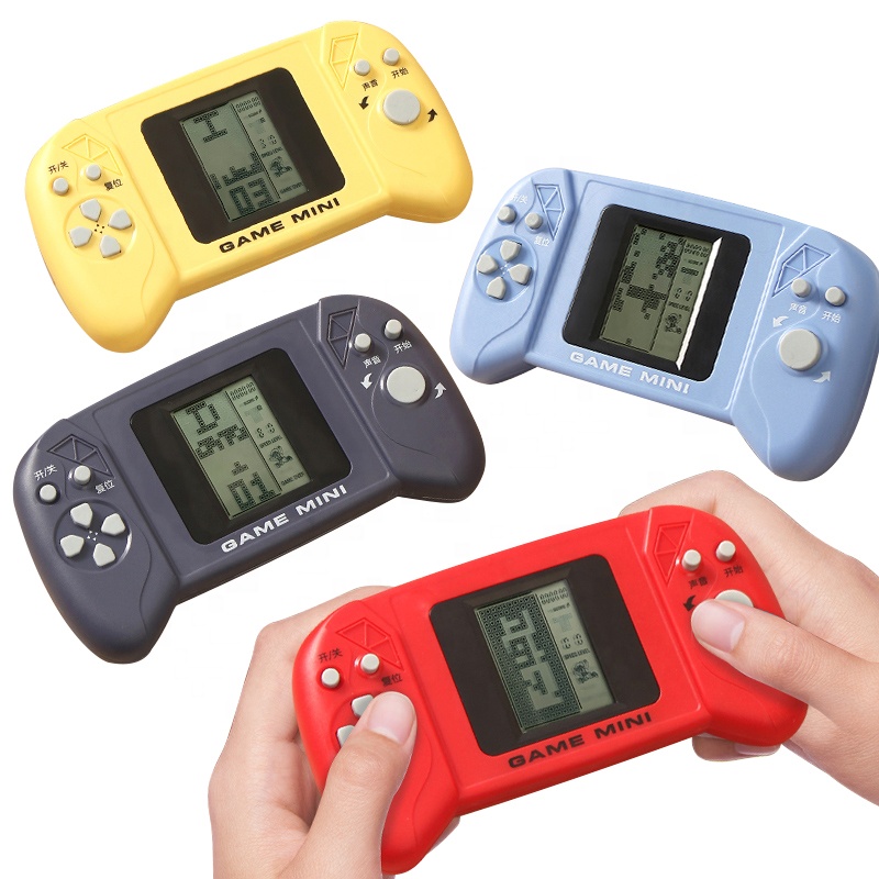The Same Style As Tiktok Big Screen Russian Block Game Console Machine Retro Retro Classic Children's Handheld Game Toys