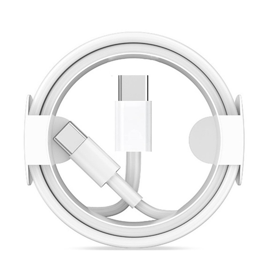 1 м 3 фута Белый 12 Вт PD Type C к type-c кабель для передачи данных зарядный USB C кабель для iPhone 13 12 11 Pro Max с розничной коробкой