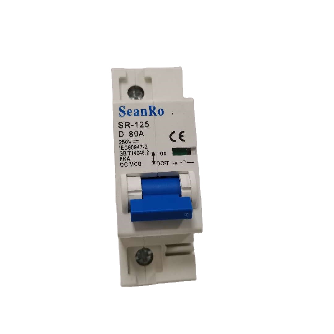 SunRo 1P MCB DC 80A 100A 125A Мини автоматический выключатель