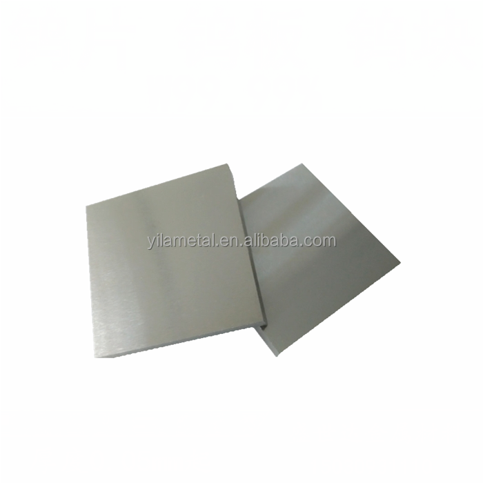 Factory Supply 2mm 3mm thickness tungsten sheet metal price from China