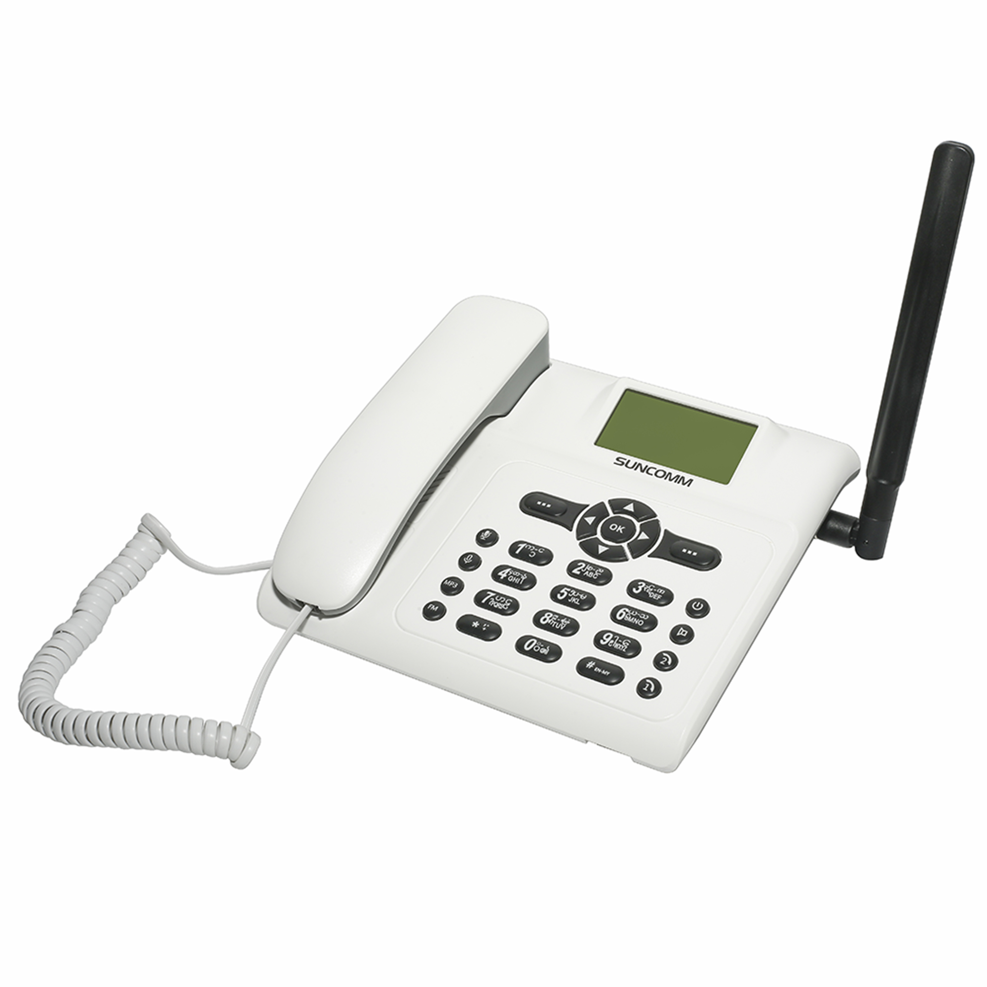 Wireless phone cordless phone with dual sim slot SUNCOMM G700 wireless telephone FM Mp3 Mute Record