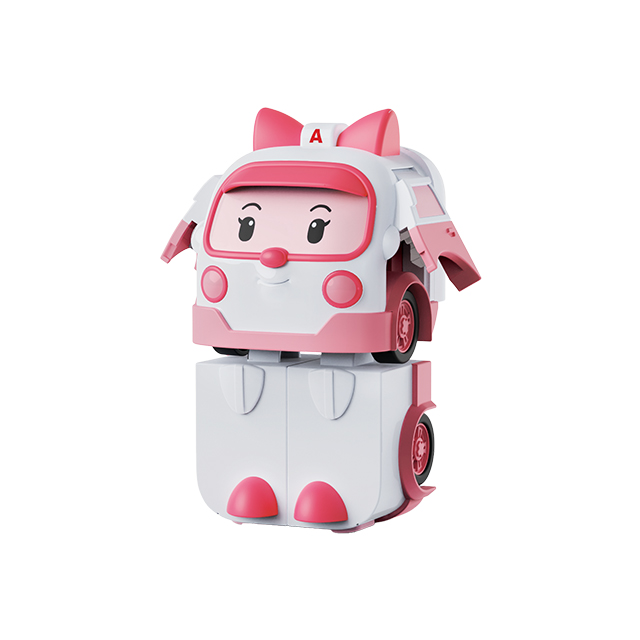 Latest Trend Transforming Robot Toys Made In Korean Car Educational Value Tiny Transforming Robot AMBER