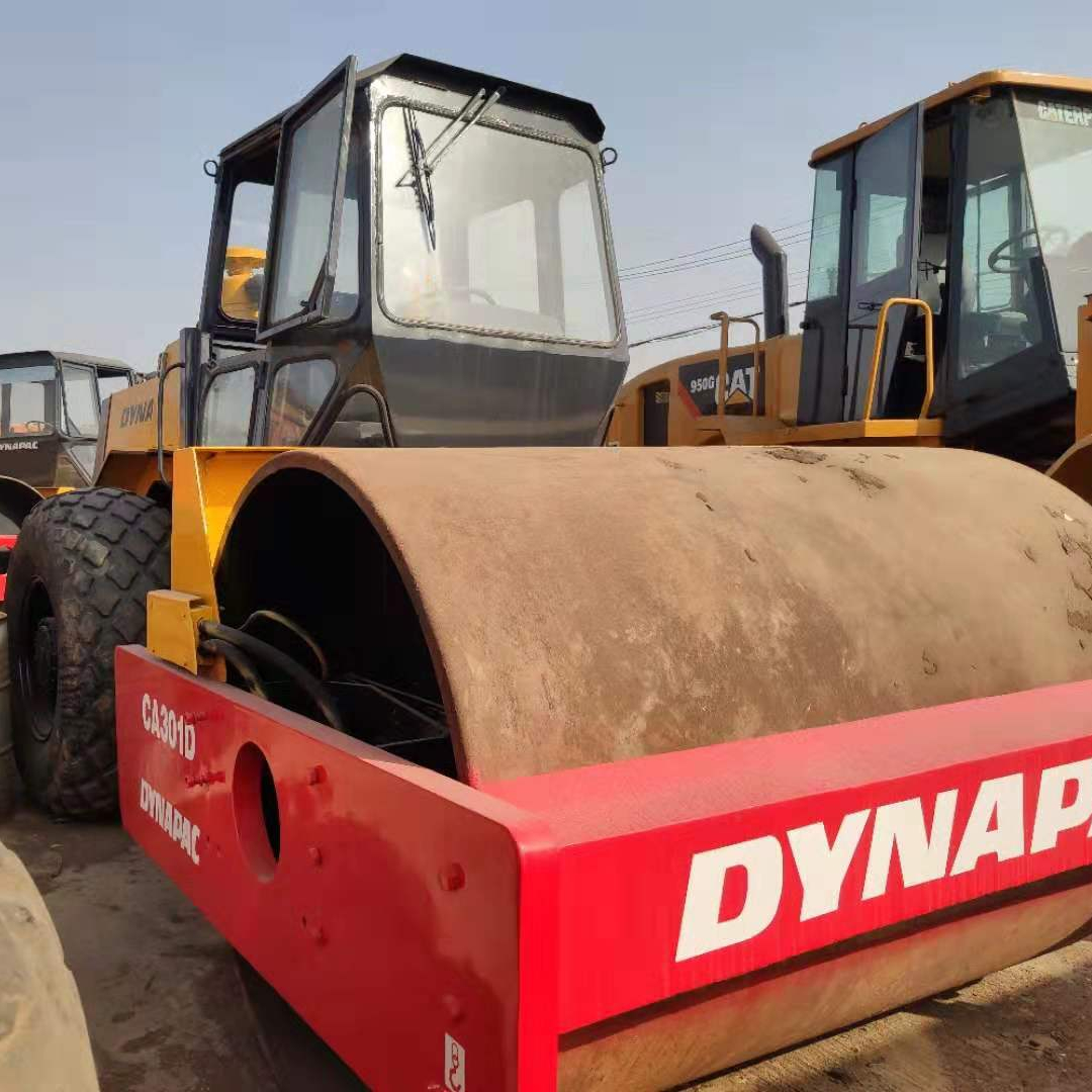 Used Road Roller Dynapac CA301D 10 Ton Single Drum Road Roller Asphalt Road Compactor