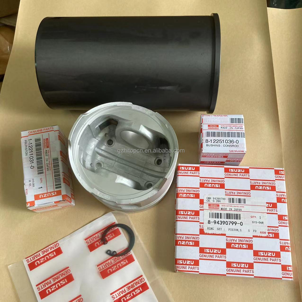 Engine Spare Parts 6HH1 Engine Overhaul Kit 6HH1 Liner Kit 5-12111-9500 Piston 8-94390799-0 Piston Ring 8-94391-602-1 Liner