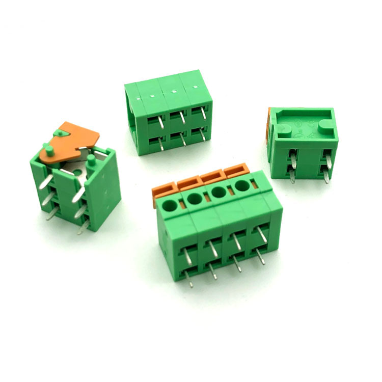 AOSI FS1.5-XX-508-01 5,08 мм pcb пружинный клеммный блок электрический клеммный разъем