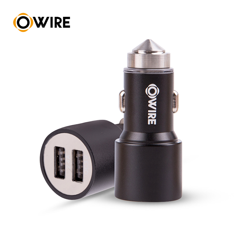 30 Вт быстрой зарядки двойной QC3.0 USB Автомобильное зарядное устройство для всех мобильных телефонов