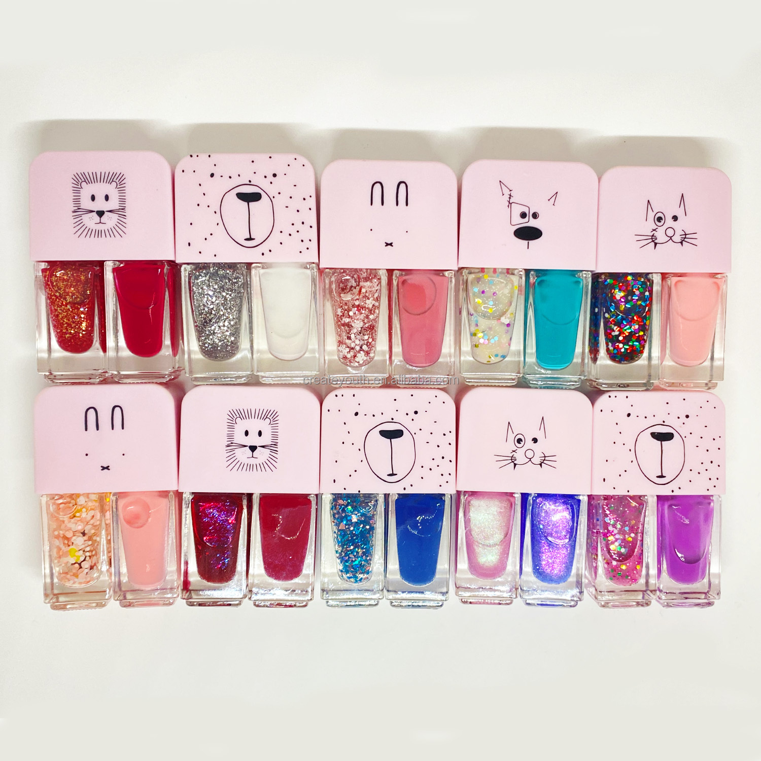 Hot sales China factory suppliers high quality Nail polish glitter wraps