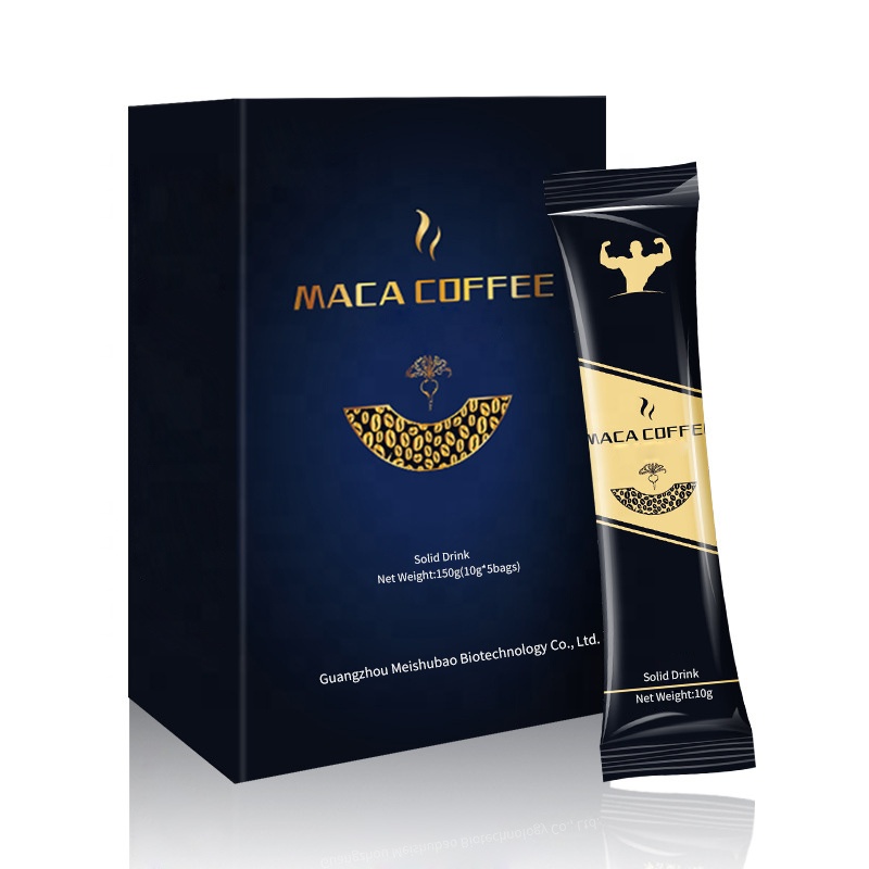 OEM/ODM Best selling Instant Strong Maca Energy Coffee Powder Convenient Extract for Male enhancement and Relieve Fatigue