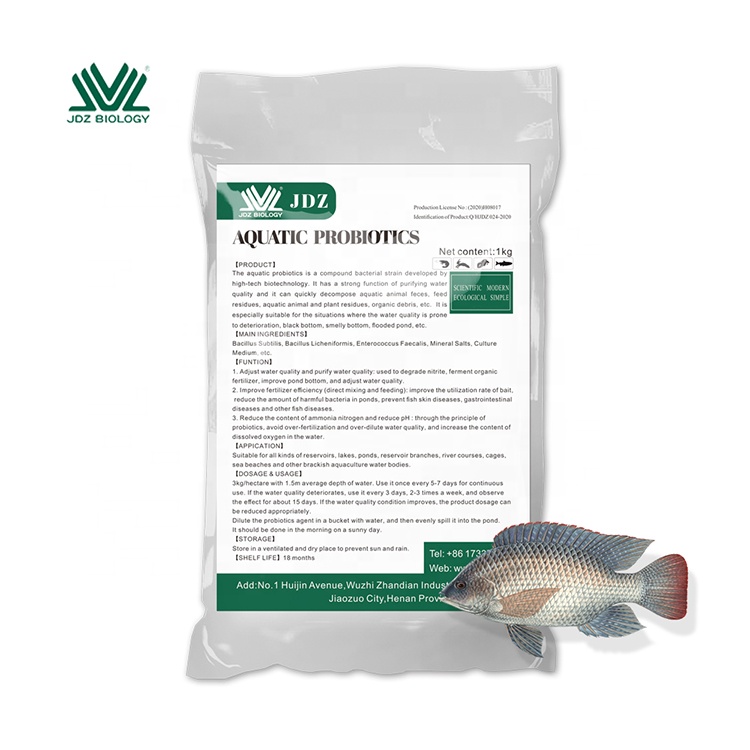 Professional production feed additive nutrition supplement probiotics in aquatic products aquaculture water treatment