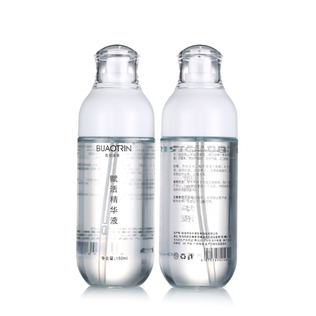 high-grade transparent glass bottles 150ml essential oil elite liquid cosmetic container vial with glass pipette