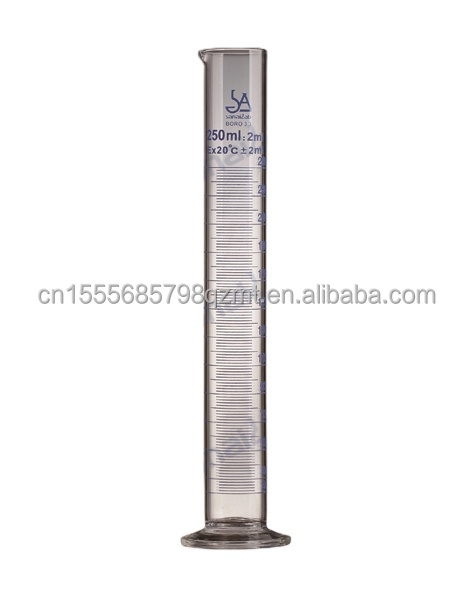 manufactory factory special offer high quality graduated measuring cylinder w/spout measuring cylinder glass