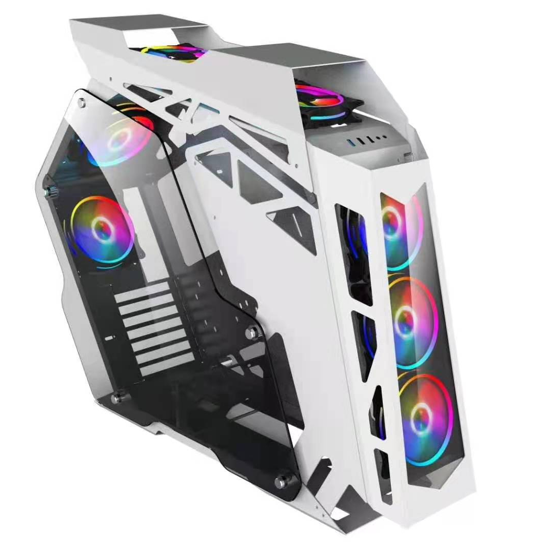 Игровой компьютер чехол блок питания ATX M-ATX игра кафе с цветовой моделью RGB свет