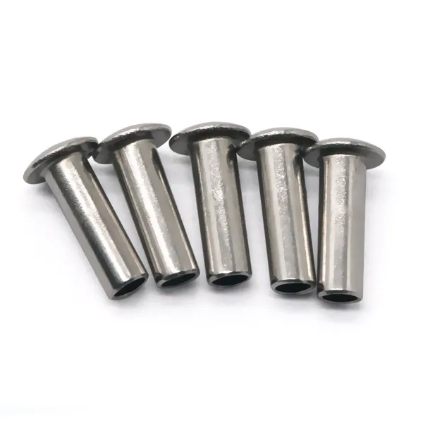 ISO 9001Stainless Steel Aluminum Rivets Manufacturer Stainless Steel Hollow Long Rivet Semi Tubular Rivet