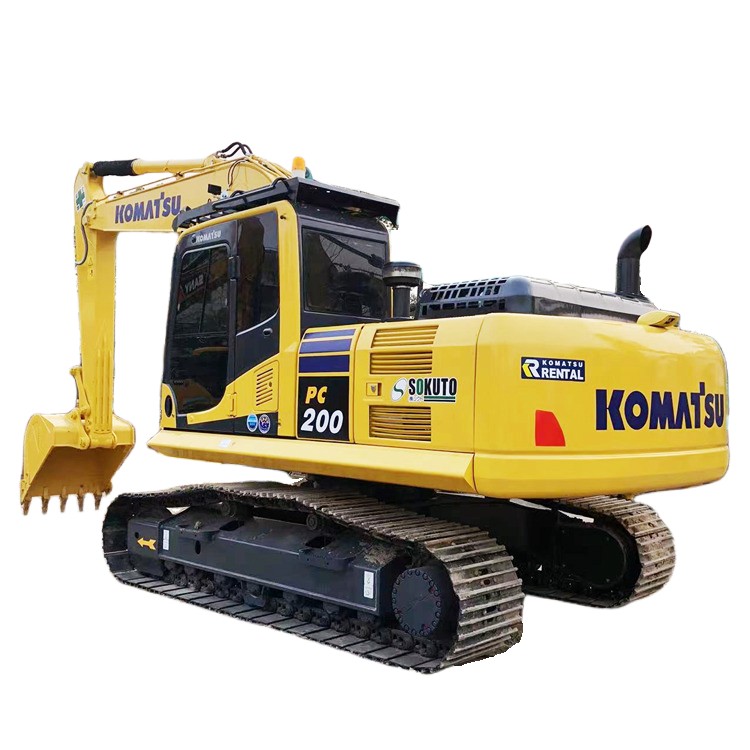 Высококачественный б/у гусеничный экскаватор komatsu pc200, хорошее состояние, б/у экскаватор на продажу