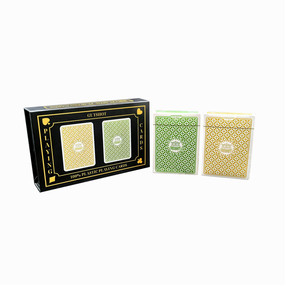 Factory Wholesale 100% New Plastic Playing Cards Custom Luxury PVC Playing Game Cards with Magnetic Box