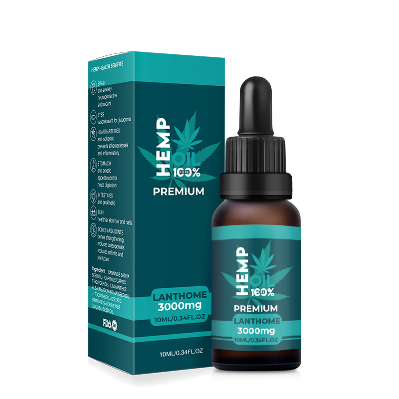 3000mg Cbd масло полного спектра органический экстракт семян конопли масло из конопли капля для облегчения боли уменьшает тревожность сна массажное масло