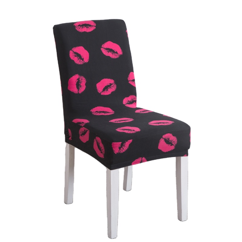 Hot Sale Plastic Stretch Dining Table Chair Covers Composite Antiskid Cushion