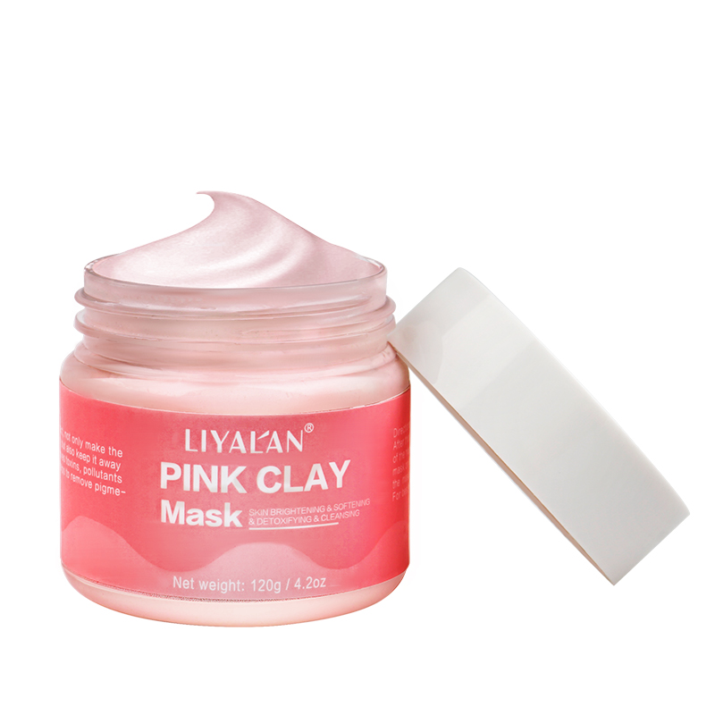Private Label Bentonite отшелушивающая пудра грязевая розовая глиняная маска