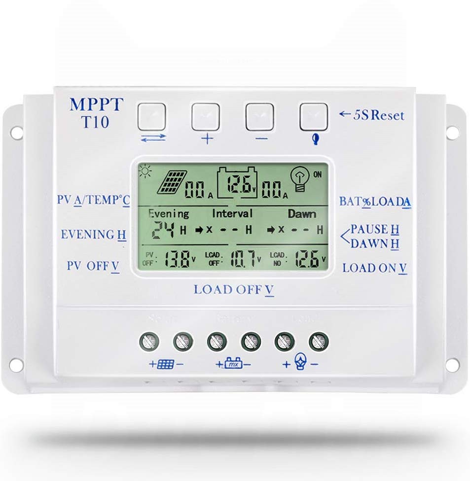 PWM регулятором солнечного заряда контроллер MPPT контроллер 12V/24V 10A 20A 30A 40A 60A 80A солнечный регулятор Солнечный свет контроллер солнечного зарядного устройства