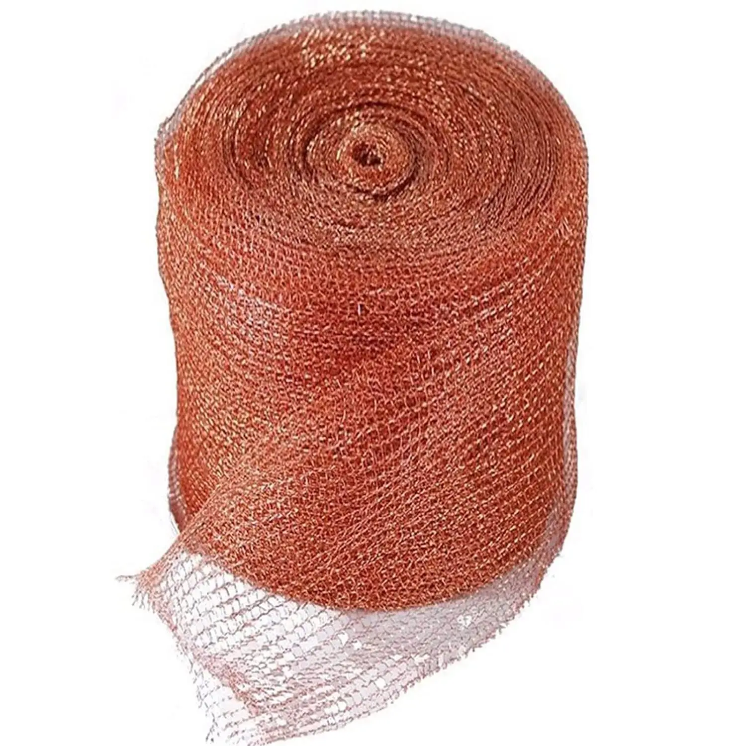 Factory price knitted copper wire mesh brass wire mesh for customization hole size