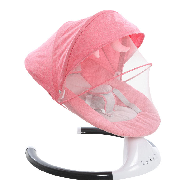 2021 New Adjustable multifunctional newborn children seat wheel automatic bed smart music Electric Swing bouncer Baby chairs