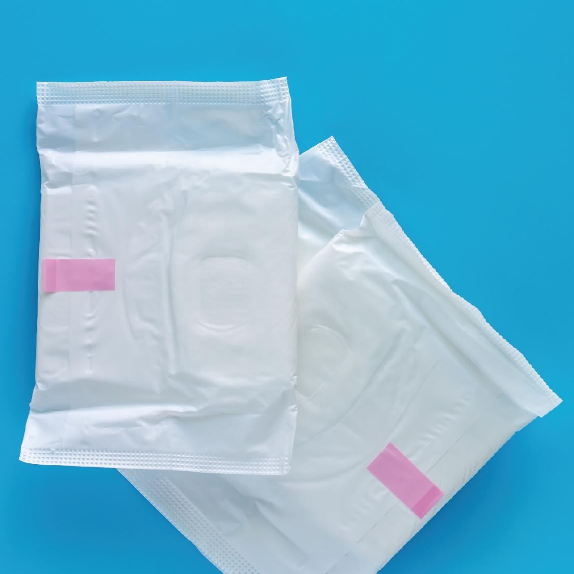 OEM Soft Care Lady Pad Organic Cotton sanitary Towel Machine Pad Production Line Disposable Anion Sanitary Napkins