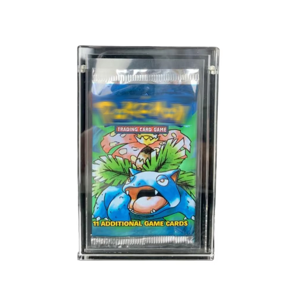 Custom Eco-Friendly Dustproof Clear Magnet Acrylic Display Stand Storage Box