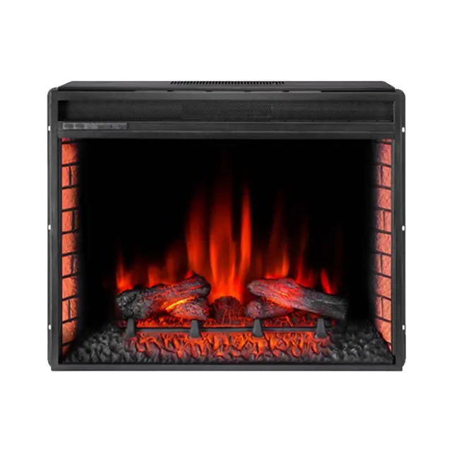 Electric fireplace decor 3d led steel electric fireplace 33 inch