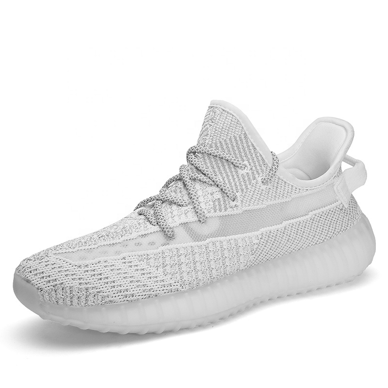 Флуоресцентные модные кроссовки, мужская обувь Yeezy 350V2 с воздушной подушкой, Спортивная повседневная обувь для бега, спортивная баскетбольная обувь для бега