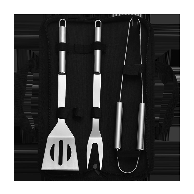 Hot Selling Barbecue Tool Combination Set Stainless Steel Clip Korean Style Household BBQ Clamp Fork Barbecue 3-Piece Set