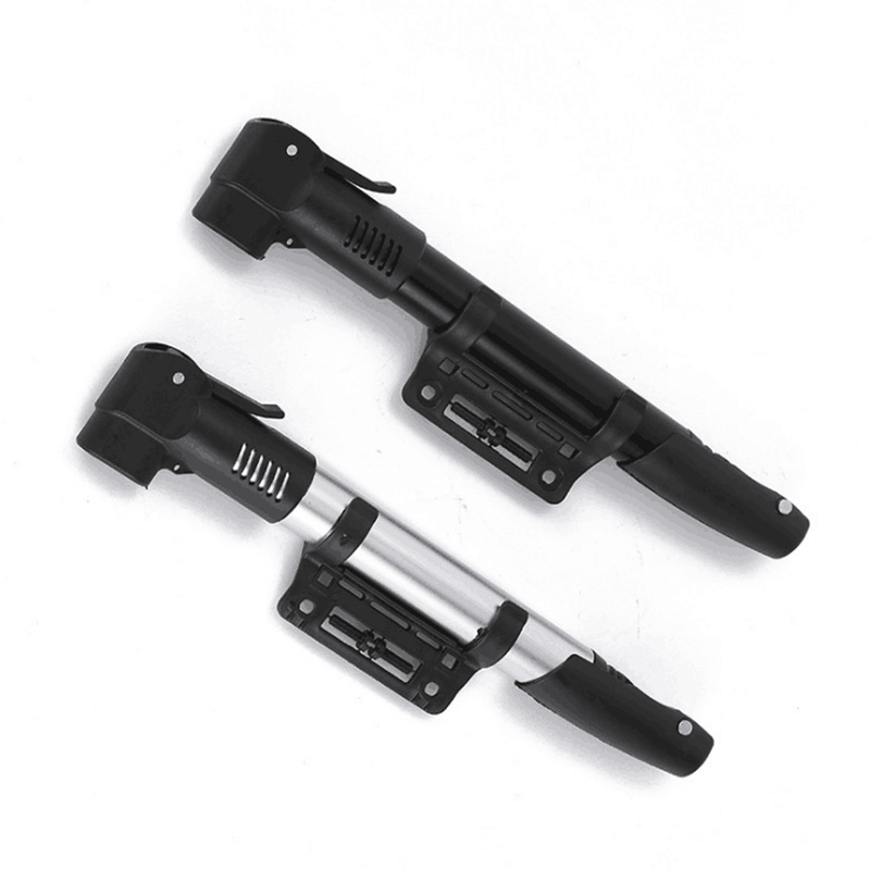 Bicycle Portable Floor Pump Compatible with Presta and Schrader Valve Bike Pump