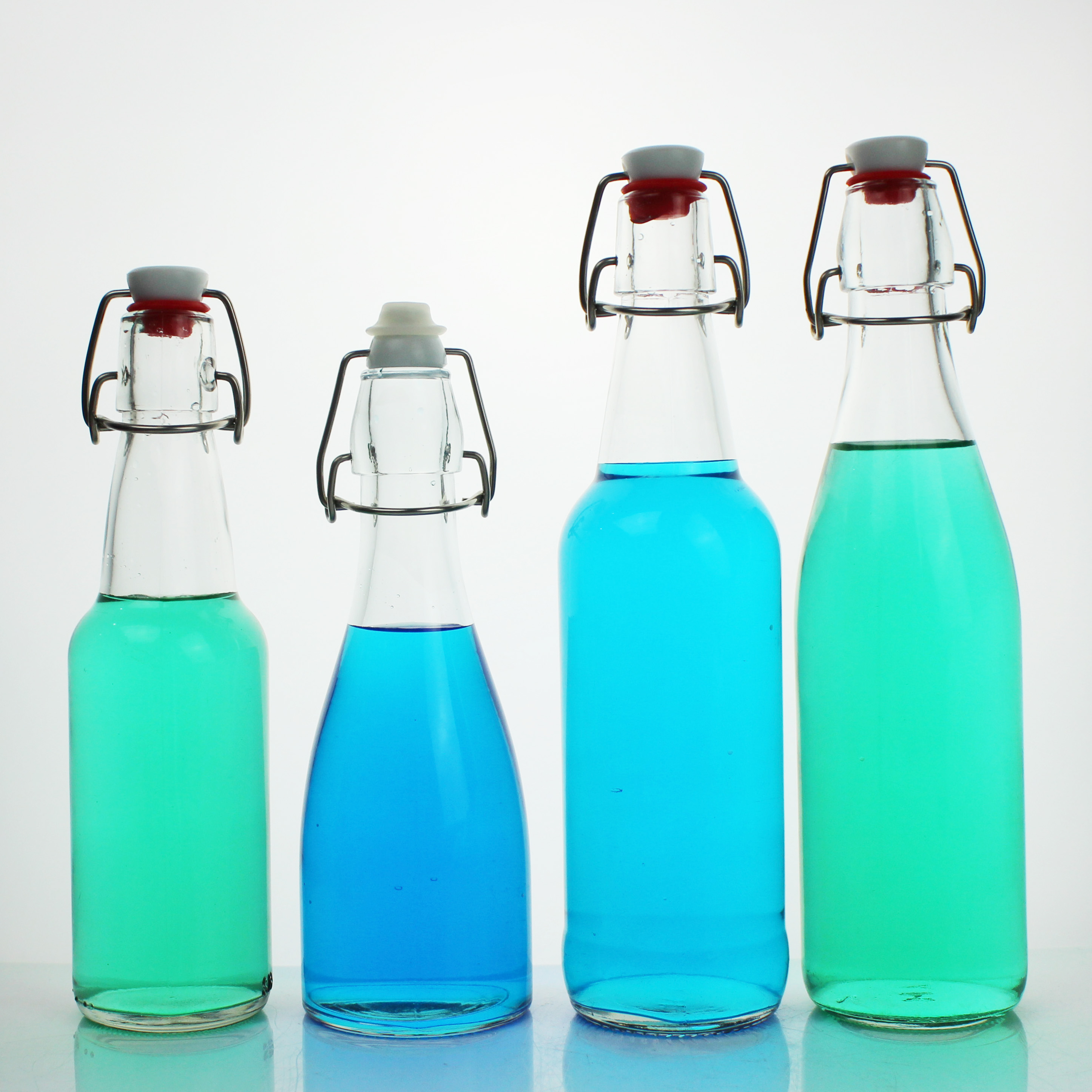 Promotional Big Large Portable Drink Glass Water Bottles 1000 ml 750ml 500ml